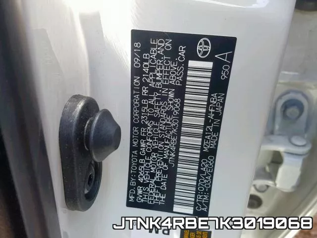 JTNK4RBE7K3019068 фото 2