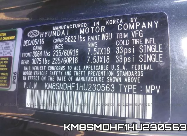 KM8SMDHF1HU230563 фото 10