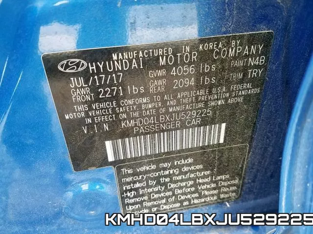 KMHD04LBXJU529225 фото 2