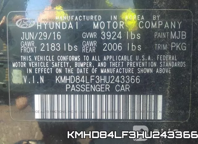 KMHD84LF3HU243366 фото 9