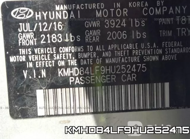 KMHD84LF9HU252475 фото 10