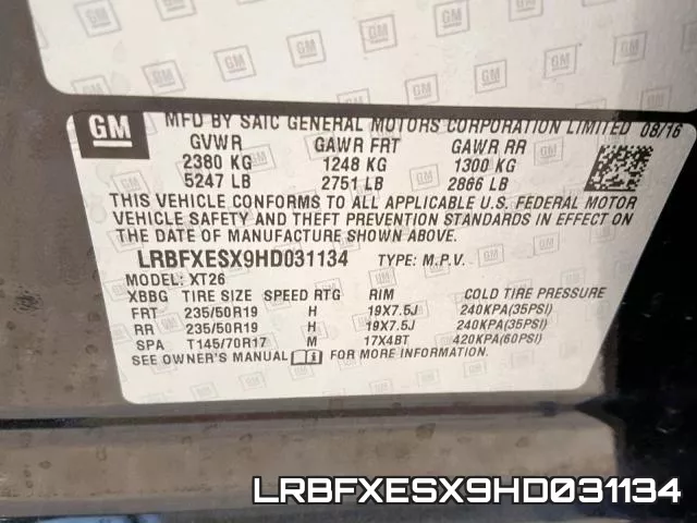 LRBFXESX9HD031134 фото 2