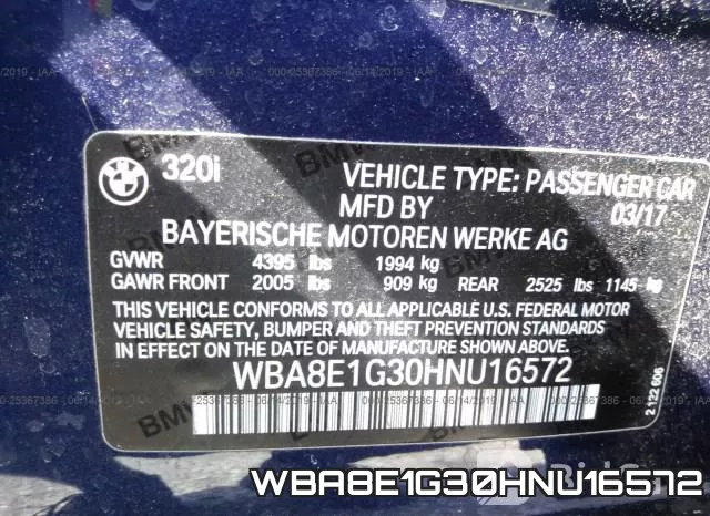 WBA8E1G30HNU16572 фото 10