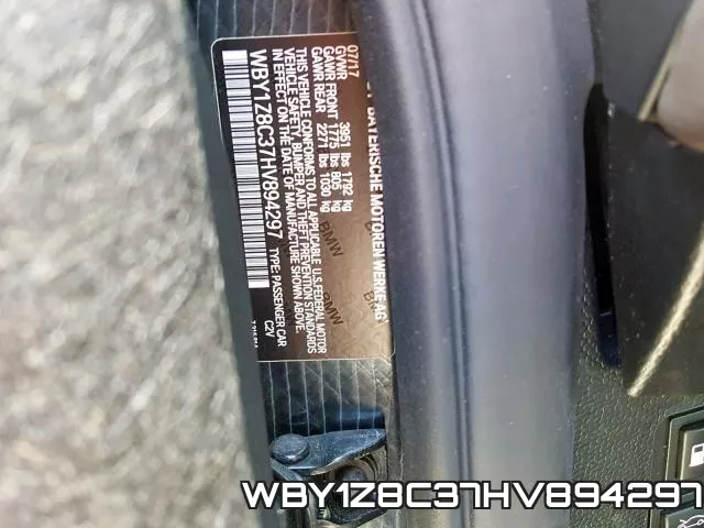 WBY1Z8C37HV894297 фото 2