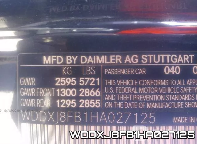 WDDXJ8FB1HA027125 фото 10