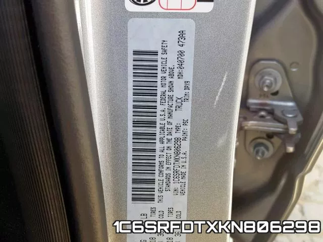 1C6SRFDTXKN806298 фото 2