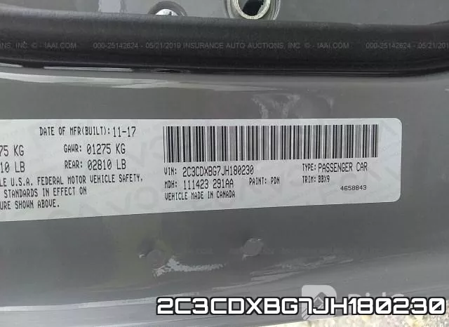 2C3CDXBG7JH180230 фото 10