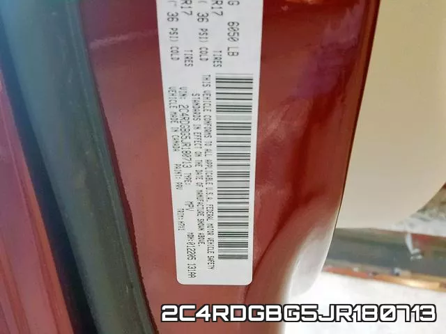 2C4RDGBG5JR180713 фото 2