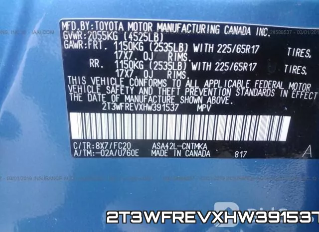 2T3WFREVXHW391537 фото 10