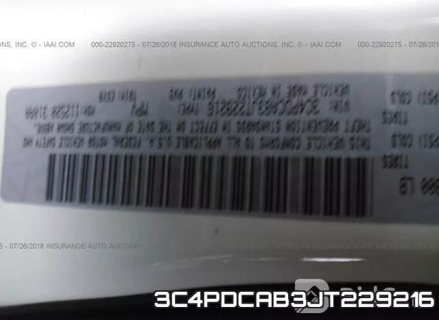 3C4PDCAB3JT229216 фото 10