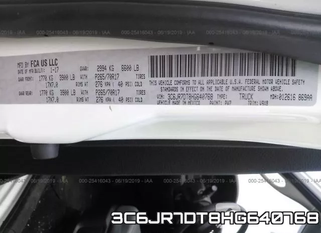 3C6JR7DT8HG640768 фото 10