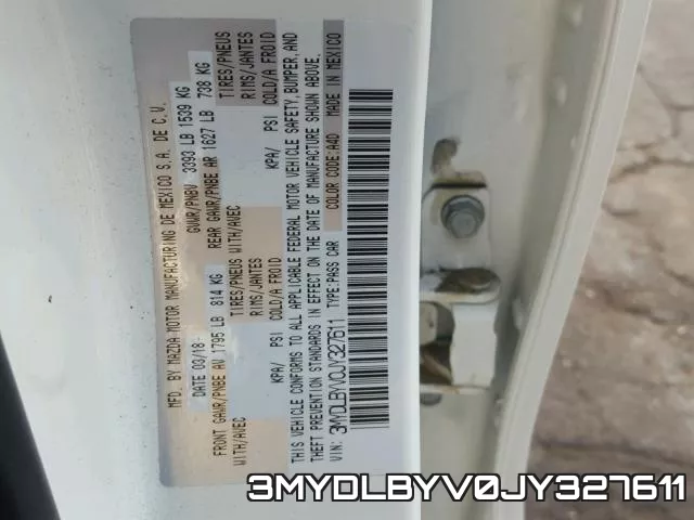 3MYDLBYV0JY327611 фото 2