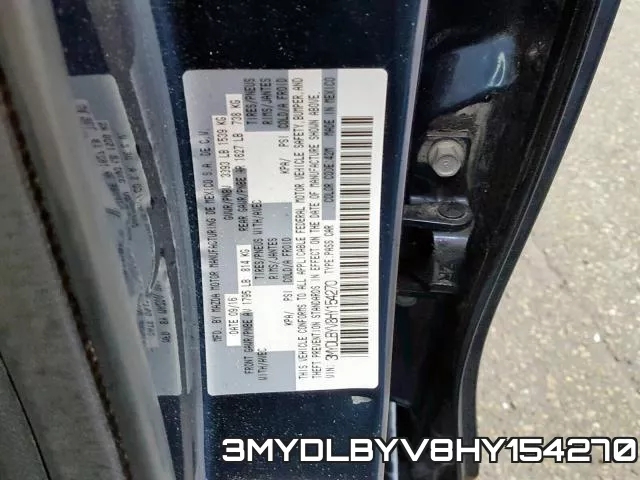 3MYDLBYV8HY154270 фото 2