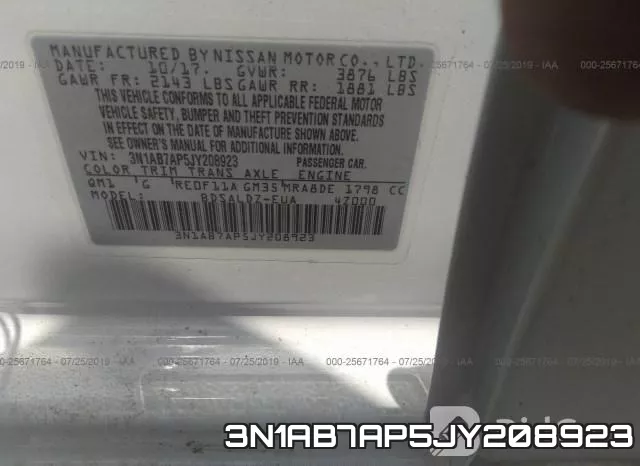 3N1AB7AP5JY208923 фото 10