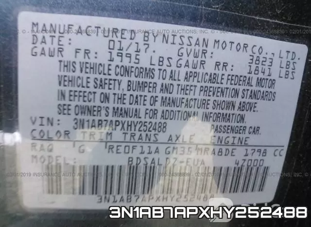 3N1AB7APXHY252488 фото 10