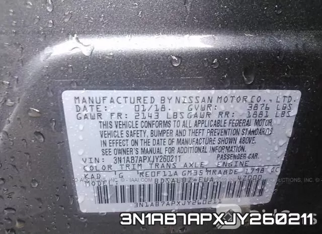 3N1AB7APXJY260211 фото 10