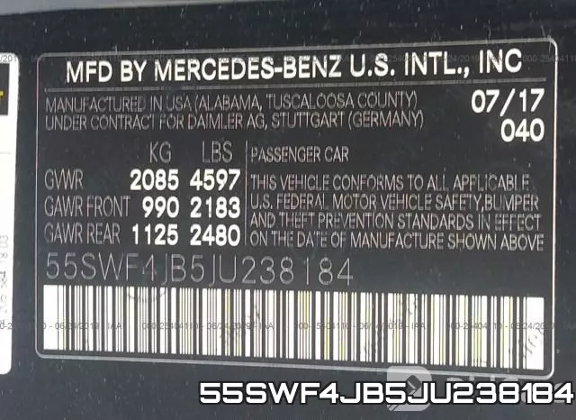55SWF4JB5JU238184 фото 10