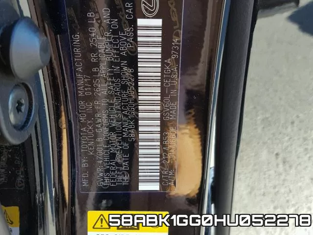 58ABK1GG0HU052278 фото 2