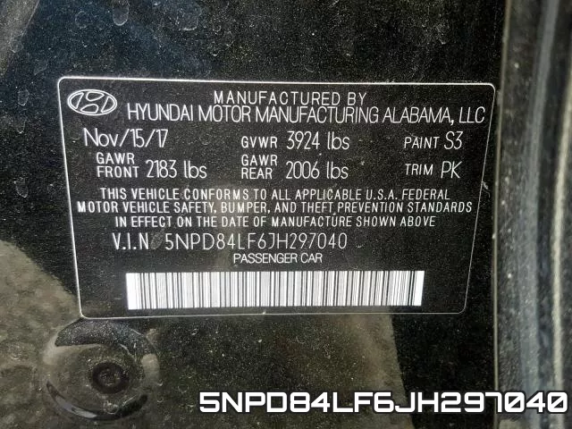 5NPD84LF6JH297040 фото 2
