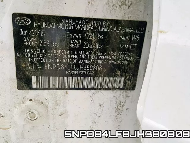 5NPD84LF8JH380808 фото 2
