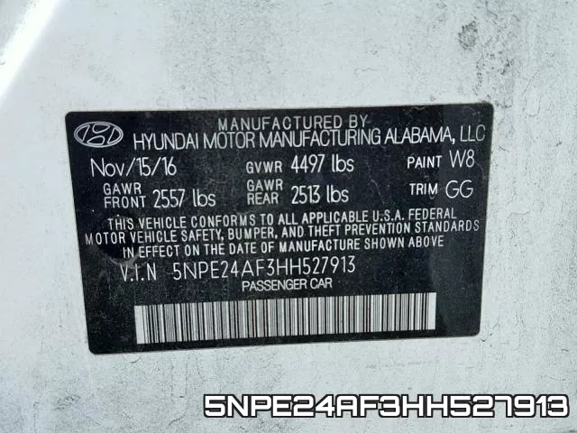 5NPE24AF3HH527913 фото 2