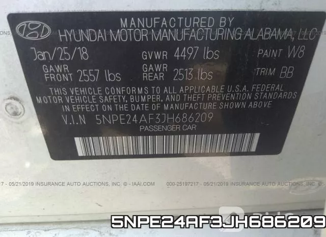 5NPE24AF3JH686209 фото 10