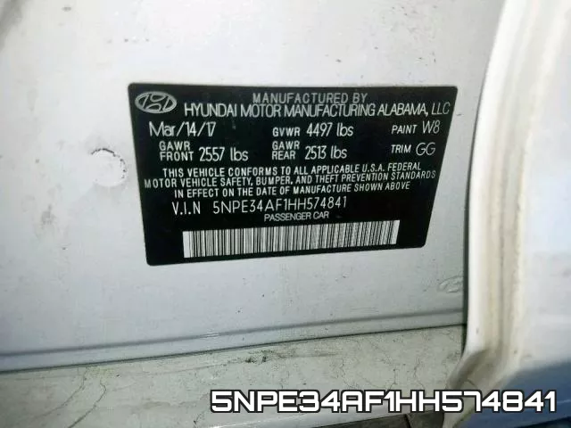 5NPE34AF1HH574841 фото 2
