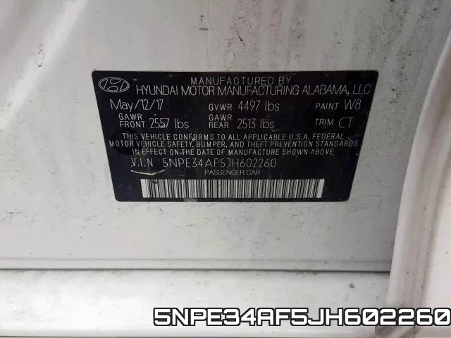 5NPE34AF5JH602260 фото 2