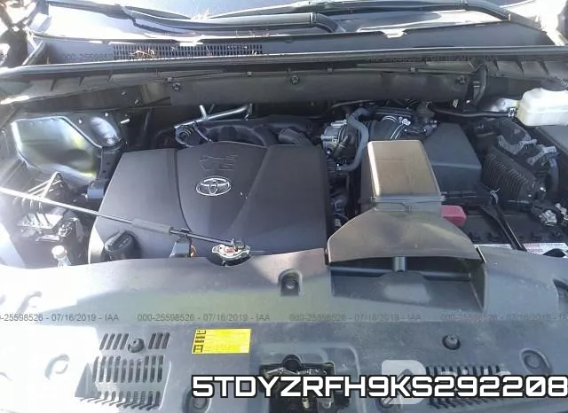5TDYZRFH9KS292208 фото 2