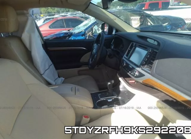 5TDYZRFH9KS292208 фото 6
