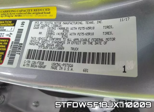 5TFDW5F18JX710009 фото 10