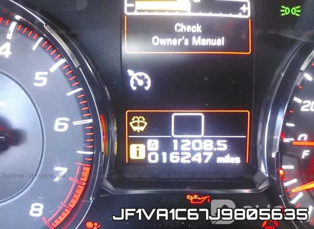 JF1VA1C67J9805635 фото 8