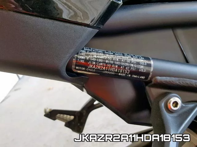 JKAZR2A11HDA18153 фото 2