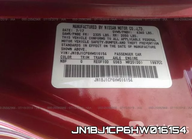 JN1BJ1CP6HW016154 фото 10