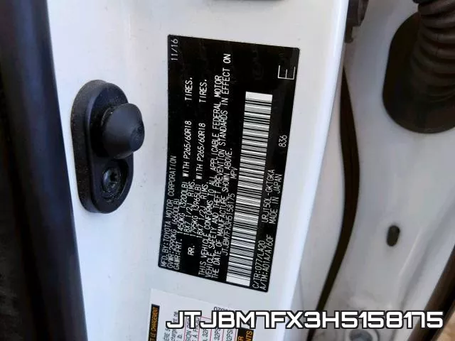 JTJBM7FX3H5158175 фото 2