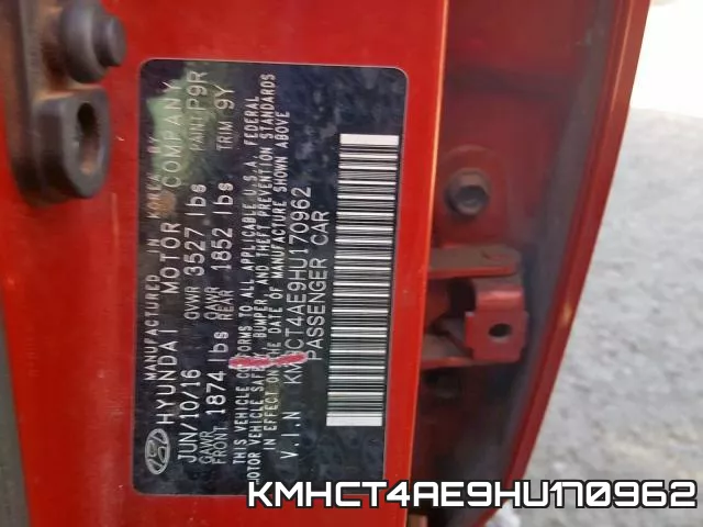 KMHCT4AE9HU170962 фото 2