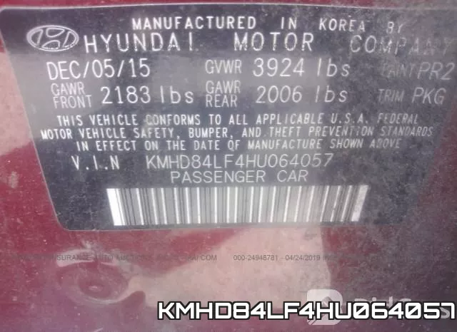 KMHD84LF4HU064057 фото 10