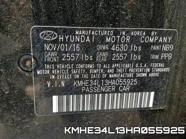 KMHE34L13HA055925 фото 2