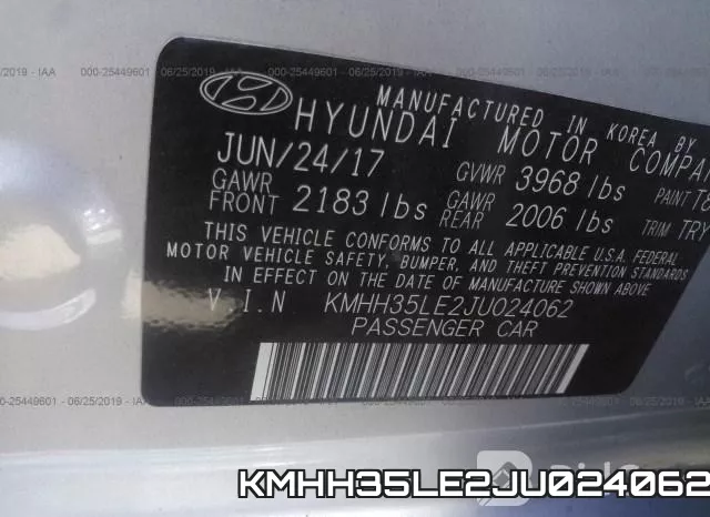 KMHH35LE2JU024062 фото 10