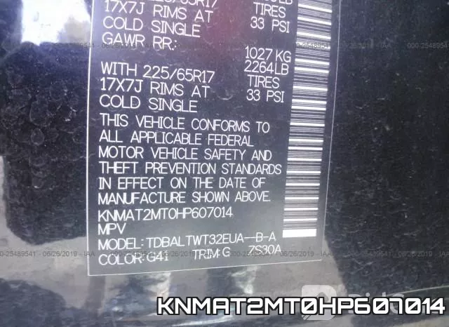 KNMAT2MT0HP607014 фото 10