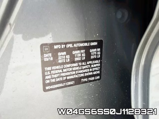 W04GS6SS0J1128321 фото 2