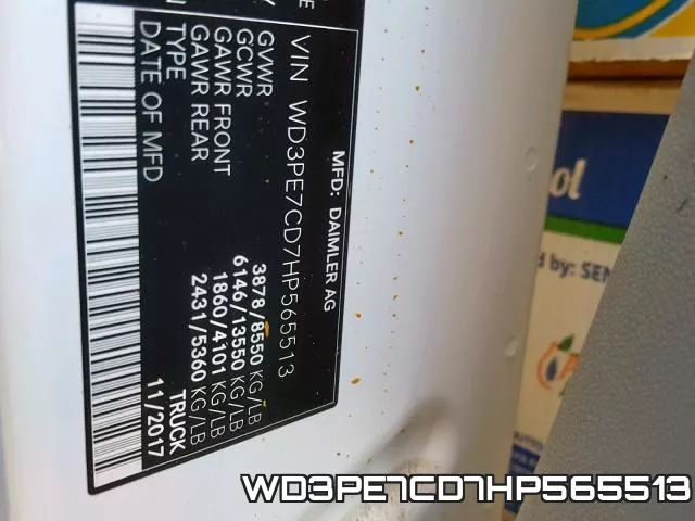 WD3PE7CD7HP565513 фото 2