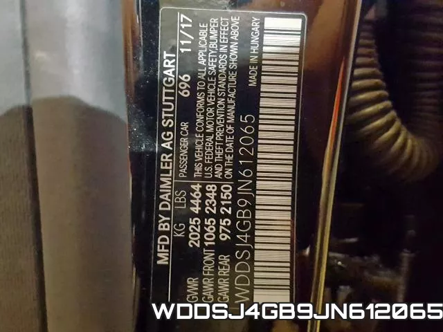 WDDSJ4GB9JN612065 фото 2