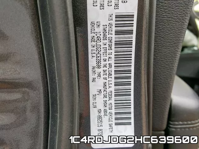 1C4RDJDG2HC639600 фото 2
