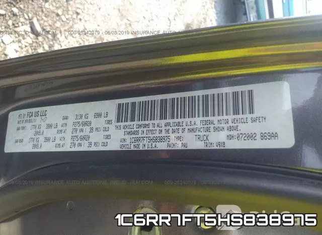 1C6RR7FT5HS838975 фото 10