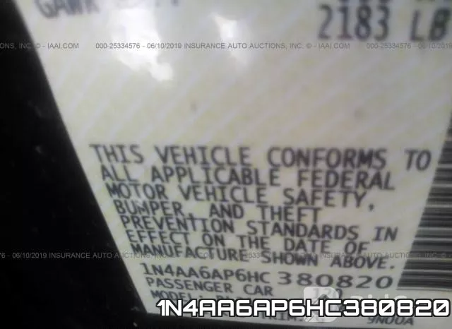 1N4AA6AP6HC380820 фото 10