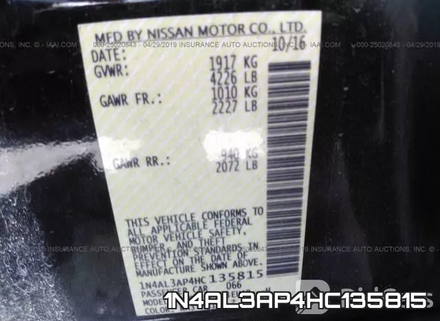 1N4AL3AP4HC135815 фото 10