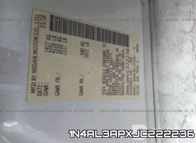 1N4AL3APXJC222236 фото 10
