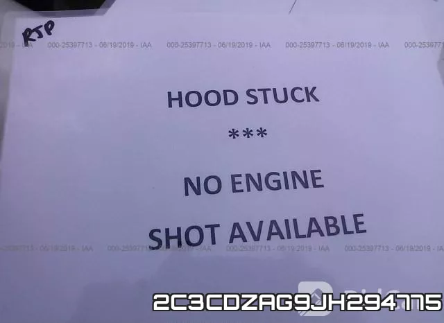 2C3CDZAG9JH294775 фото 2