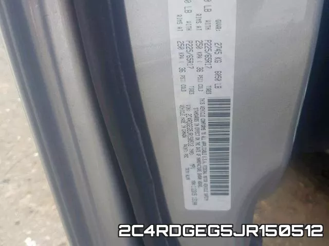 2C4RDGEG5JR150512 фото 2